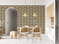 Earth Tone Geometric Rhythm Wallpaper⁠