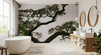 Ancient Canopy Silhouette Wall Mural