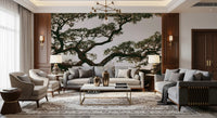 Ancient Canopy Silhouette Wall Mural