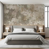 Warm Sand Golden Ginkgo Leaf Vintage Wall Mural Wall Mural