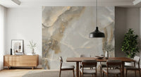 Abstract Neutral Stone Texture Wall Mural