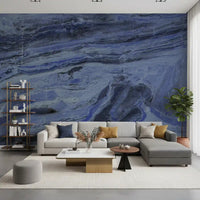 Midnight Stratum Marble Wall Mural