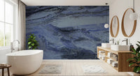 Indigo Veined Slate Wall Mural