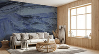 Indigo Veined Slate Wall Mural