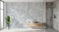 Arctic Veined Marble Texture Wall Mural