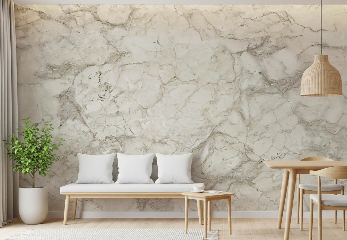 Cream Stone Marble Texture Wall Mural