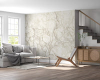 Classic Cream Marble Stone Wall Mural