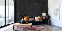 Midnight Noir Marble Slab Wall Mural