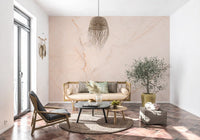 Blush Marble Vein Stone Wall Mural
