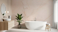 Blush Marble Vein Stone Wall Mural