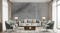 Monochromatic Grey Marble Slab Wall Mural