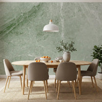Sage Green Marble Vein Texture Wall Mural