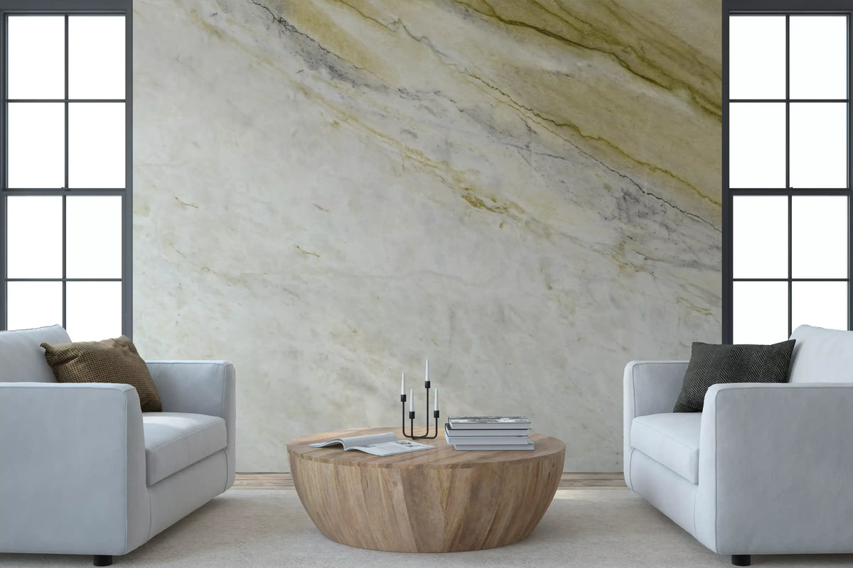 Golden Vein Marble Texture Wall Mural