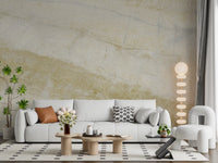 Cream and Sand Marble Veins Wall Mural
