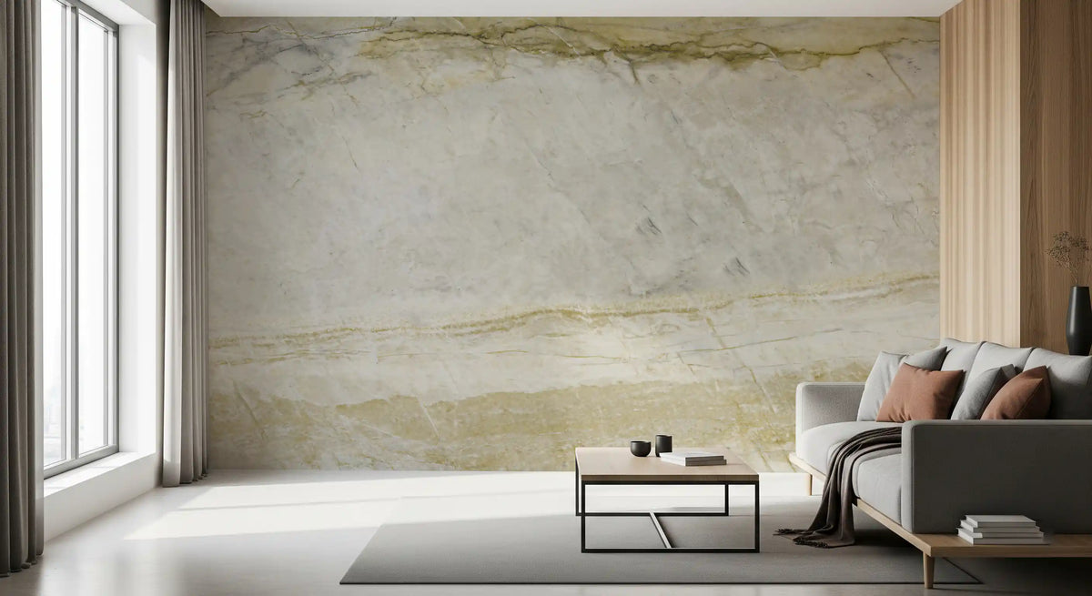 Golden Vein Marble Slab Wall Mural