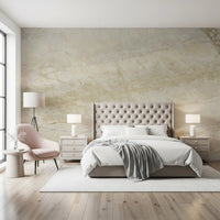 Serene Cream Marble Stone Texture Wall Mural