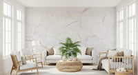 Minimalist Soft Blush Stone Wall Mural