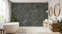 Charcoal Veined Marble Slab Wall Mural