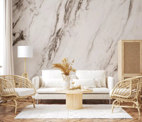 Classic White Marble Vein Wall Mural