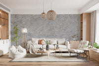 Minimalist Cool Grey Stone Texture Wall Mural