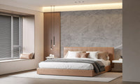 Minimalist Cool Grey Stone Texture Wall Mural