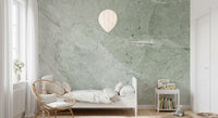 Sage Green Marble Slab Wall Mural