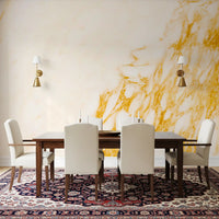 Golden Vein Marble Surface Wall Mural