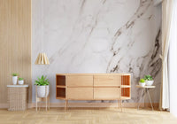 Calacatta White Stone Texture Wall Mural