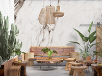 Monochrome Marble Veining Wall Mural