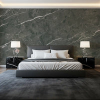 Charcoal Stone Vein Texture Wall Mural