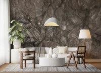 Organic Earth Tones Marble Texture Wall Mural