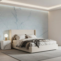 Cool Pale Marble Vein Wall Mural