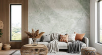 Sage Green Marble Vein Wall Mural