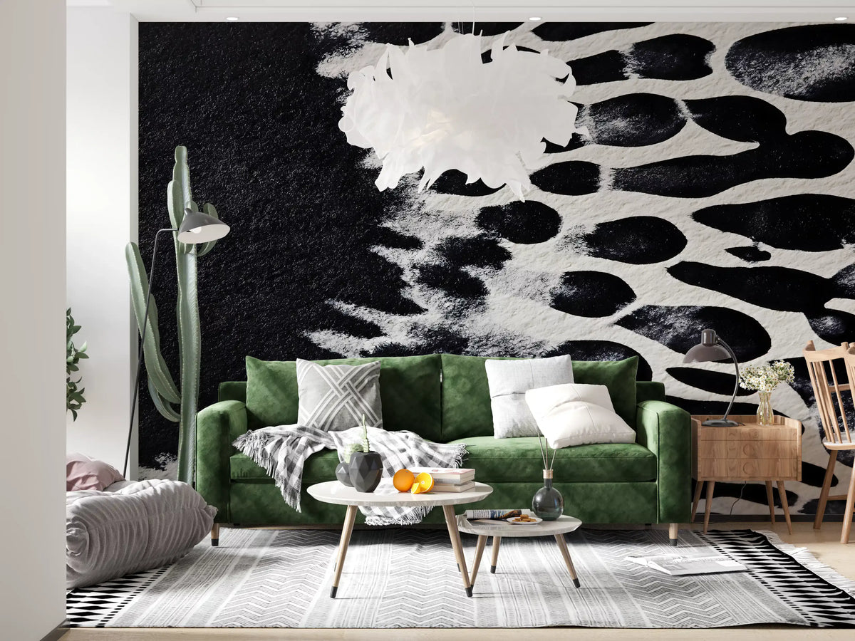 Ink Blot Abstract Wall Mural