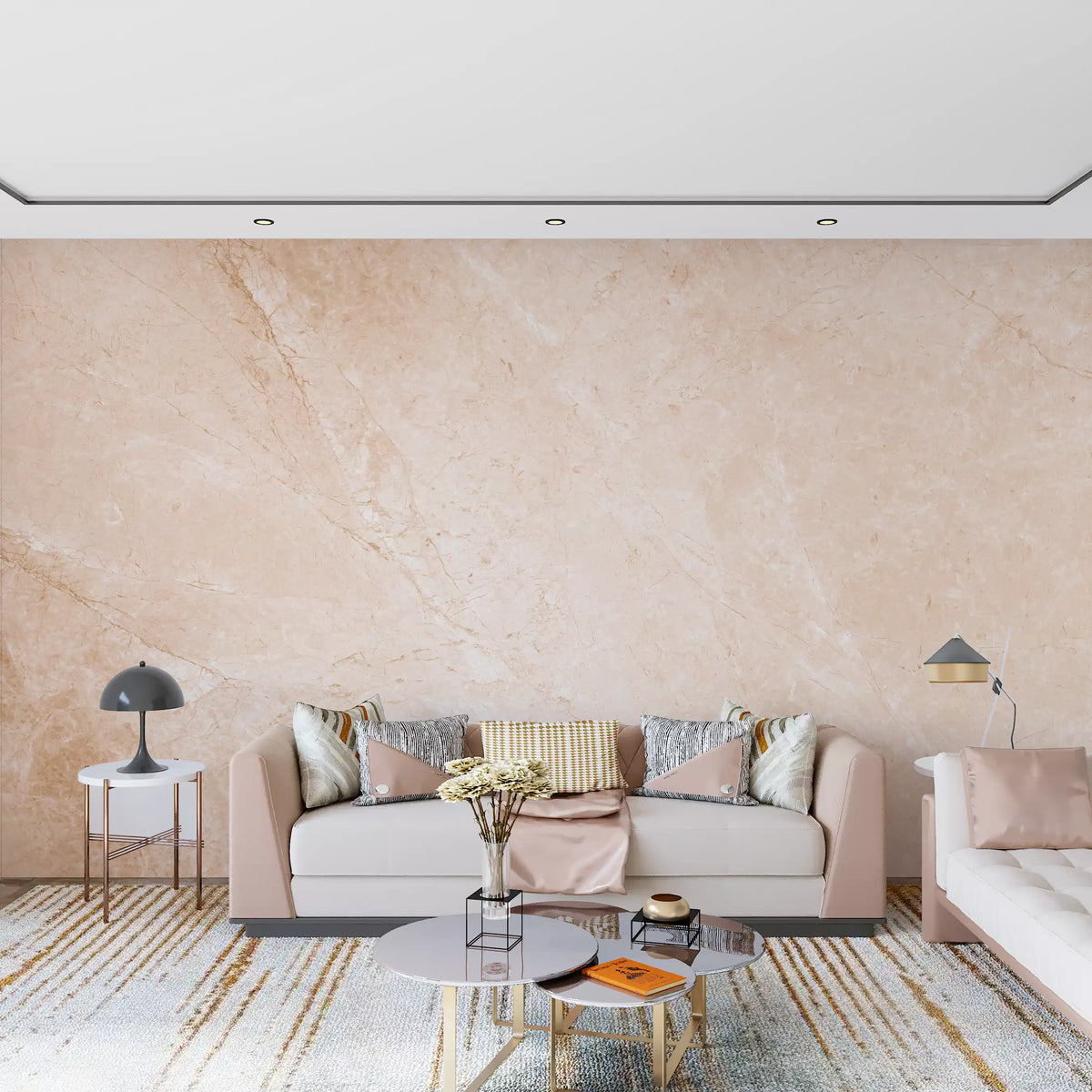 Soft Sandstone Marble Texture Wall Mural