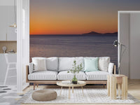Mediterranean Sunset Horizon Wall Mural