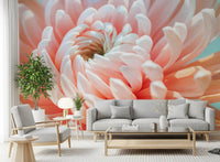 Coral Bloom Macro Detail Wall Mural