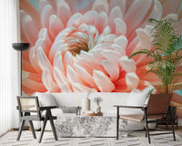 Coral Bloom Macro Detail Wall Mural