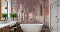 Stonework Corridor Perspective Wall Mural