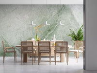 Serene Sage Marble Slab Wall Mural