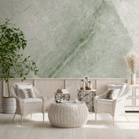 Serene Sage Marble Slab Wall Mural