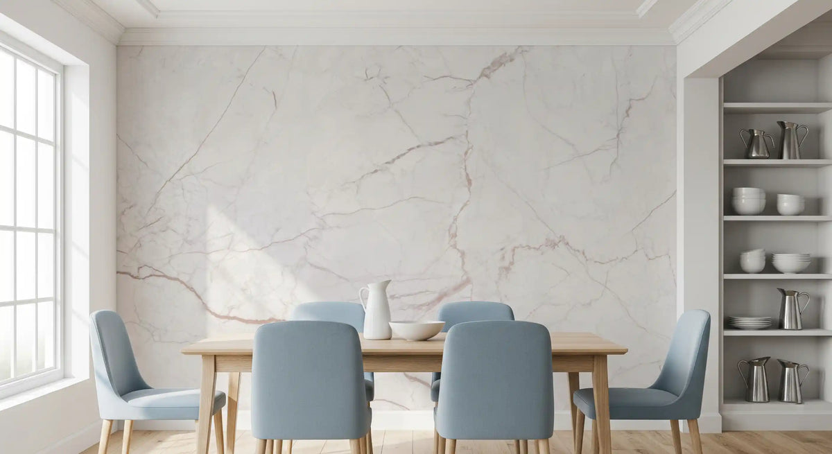 Calacatta Rose Vein Stone Wall Mural