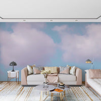 Minimalist Urban Dusk Silhouette Wall Mural