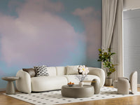 Minimalist Urban Dusk Silhouette Wall Mural