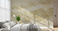 Golden Sand Marble Texture Wall Mural