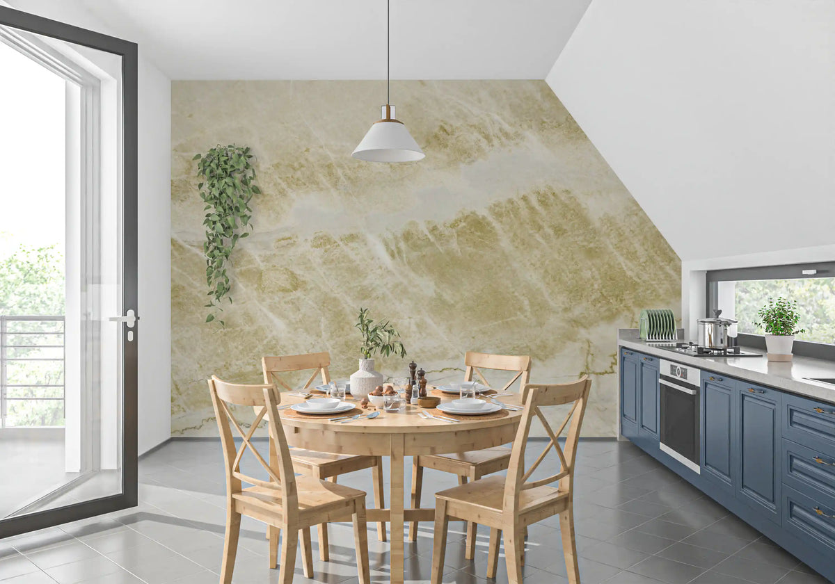 Golden Sand Marble Texture Wall Mural
