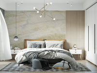 Cream and Ochre Marble Veins Wall Mural