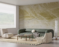 Golden Vein Natural Stone Texture Wall Mural