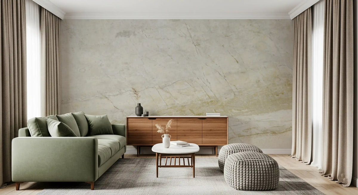 Natural Cream Marble Vein Wall Mural