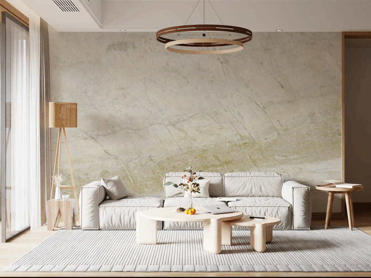 Natural Cream Marble Vein Wall Mural